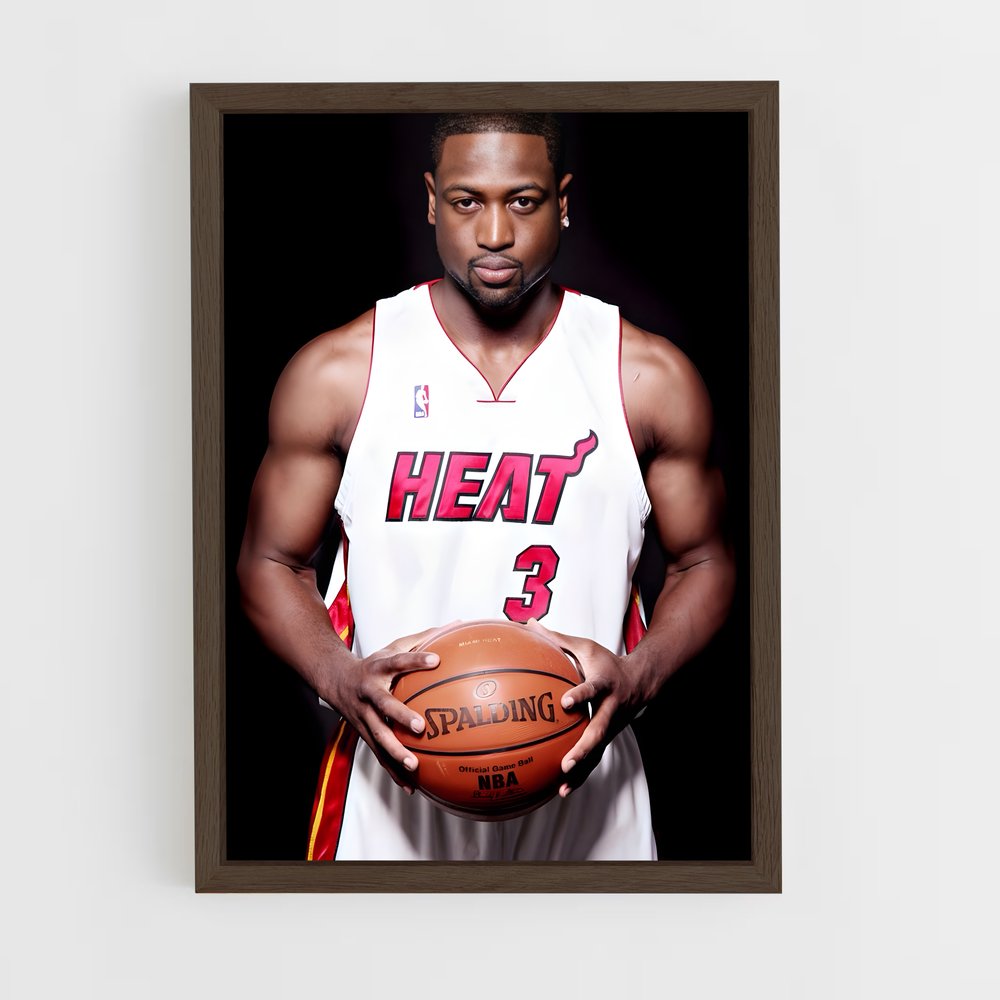 Poster Dwyane de wade – affiche Basketball (vue 5)